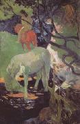 Paul Gauguin The White Horse (mk06) oil painting reproduction